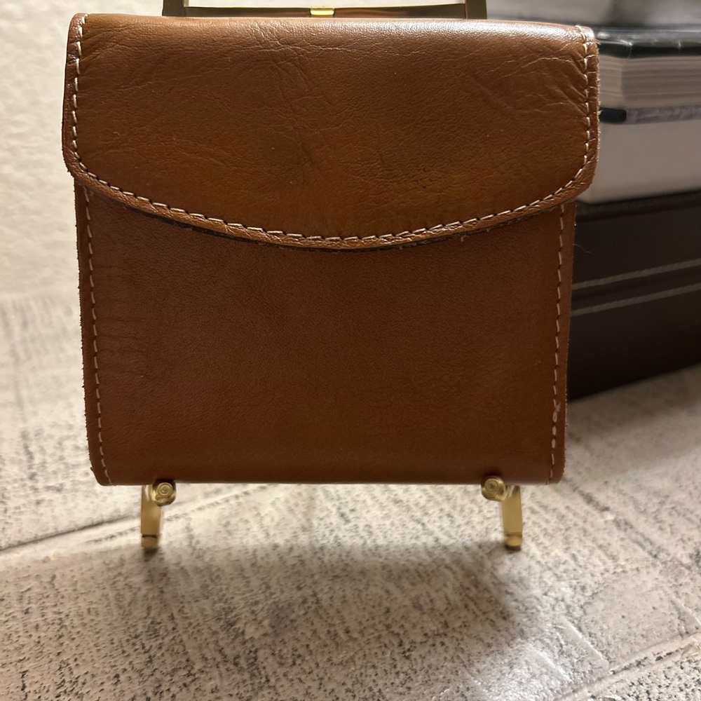 Patricia Nash Reity Italian Leather Brown  Wallet